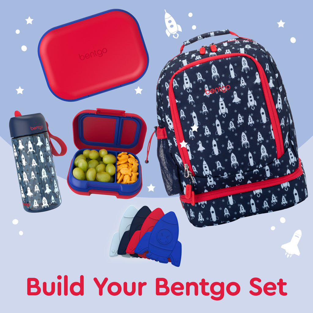 Bentgo® Kids Chill Lunch Box (2-Pack)  - Red/Royal | Build Your Bentgo Set