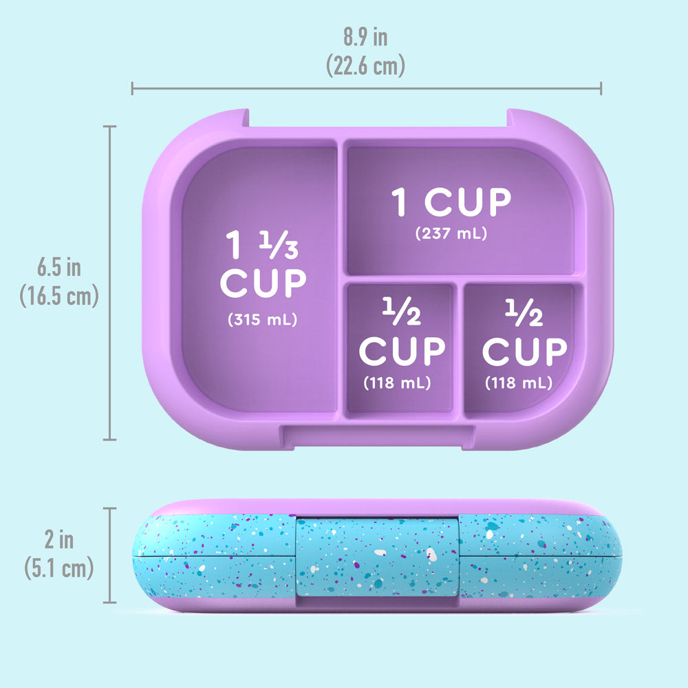 Bentgo Kids Chill Lunch & Snack Box with Removable Ice Pack, Purple