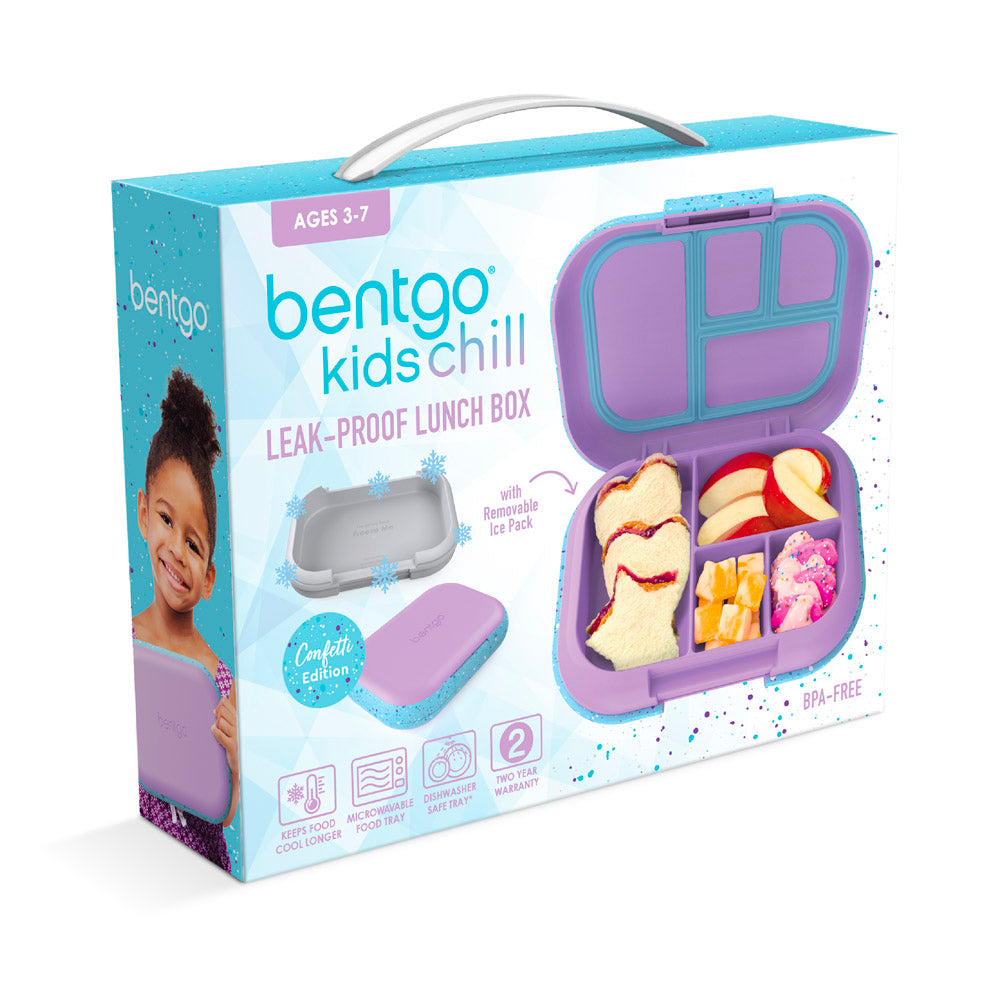 Bentgo® Kids Chill Lunch Box | Vivid Orchid Speckle