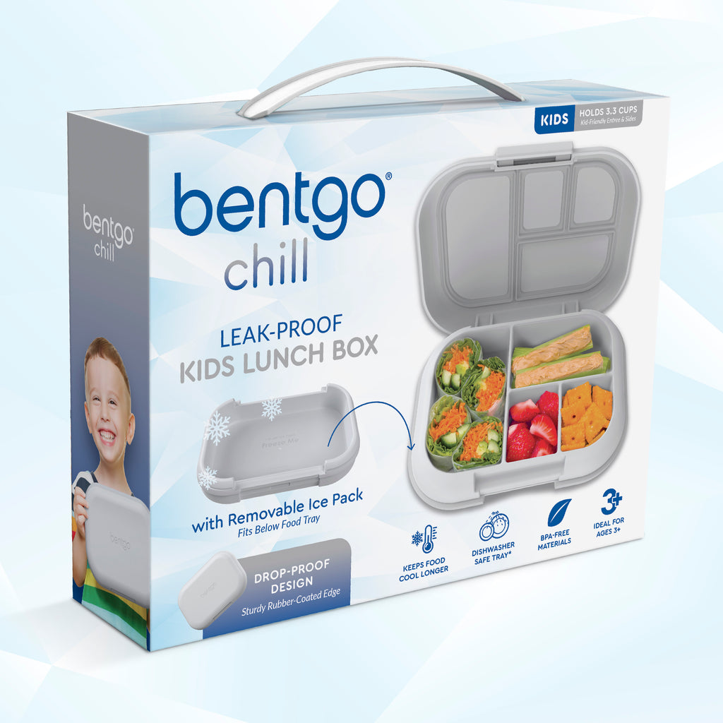 Bentgo® Kids Chill Lunch Box  - Gray | Packaging