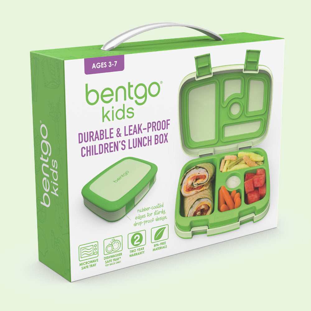 Bentgo® Kids Lunch Box - Green | Packaging