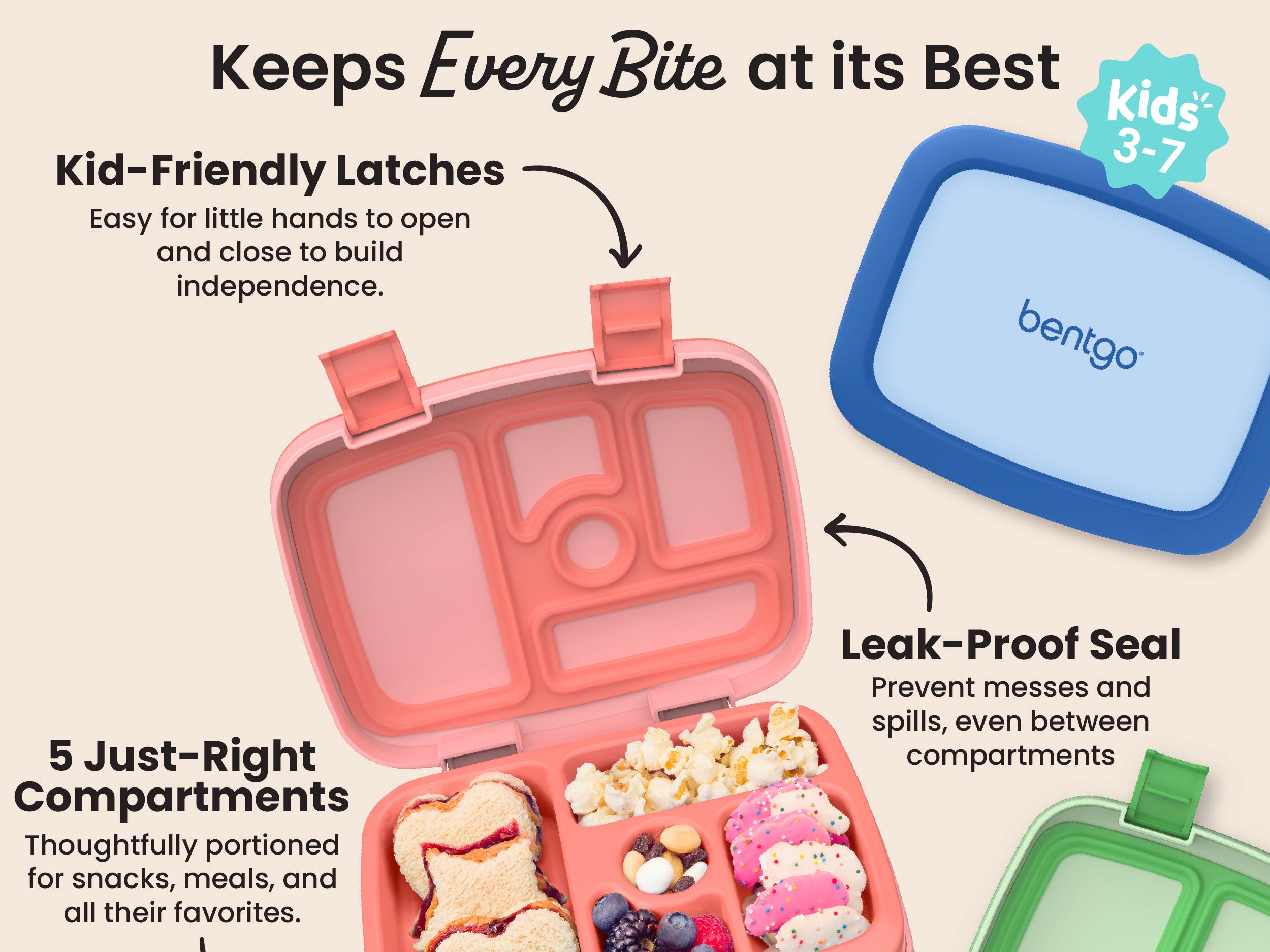 Bentgo® Kids Lunch Box | Bento Box For Kids