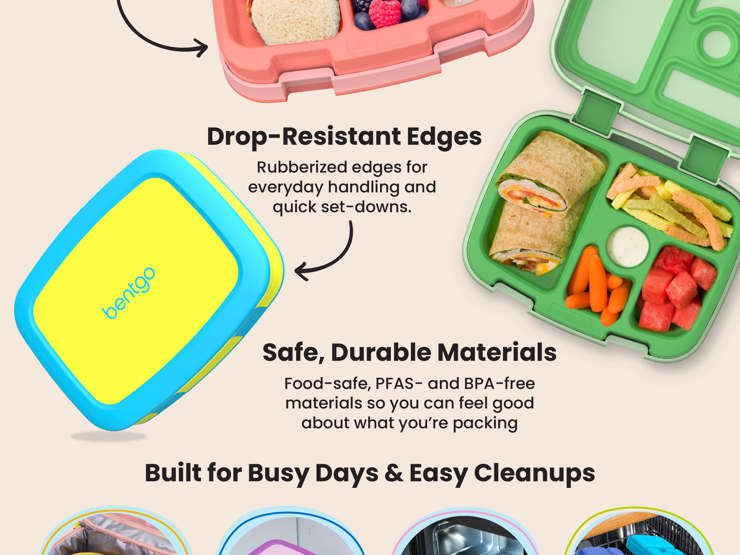 Bentgo® Kids Lunch Box | Bento Box For Kids