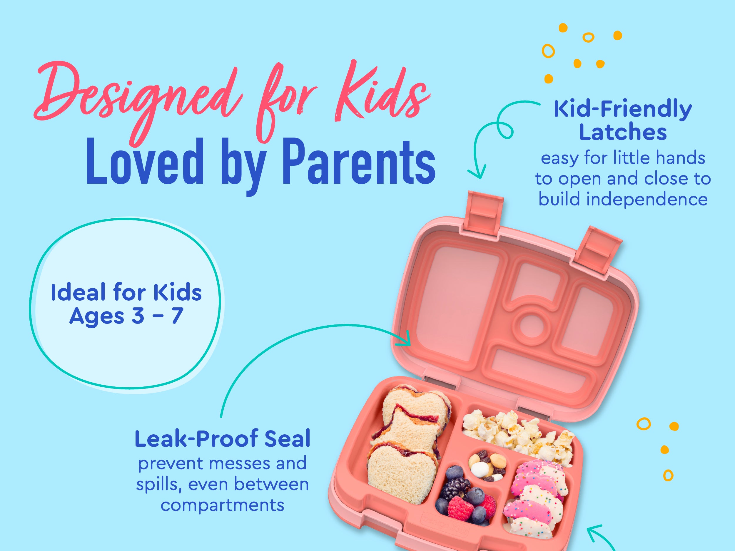 Bentgo® Kids Lunch Box | Bento Box For Kids