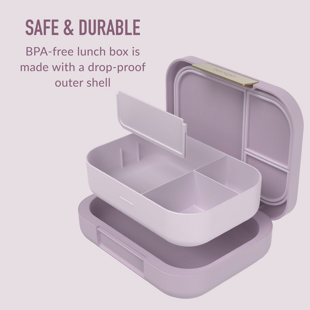 Bentgo® Modern Lunch Box (2 Pack) | Orchid - Safe and Durable BPA-free lunch box