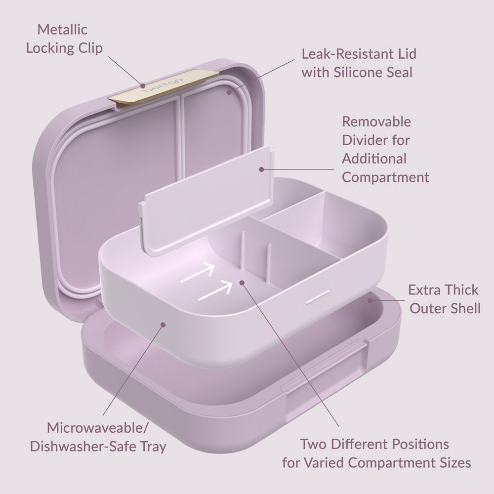 Bentgo® Modern Lunch Box Features - Orchid