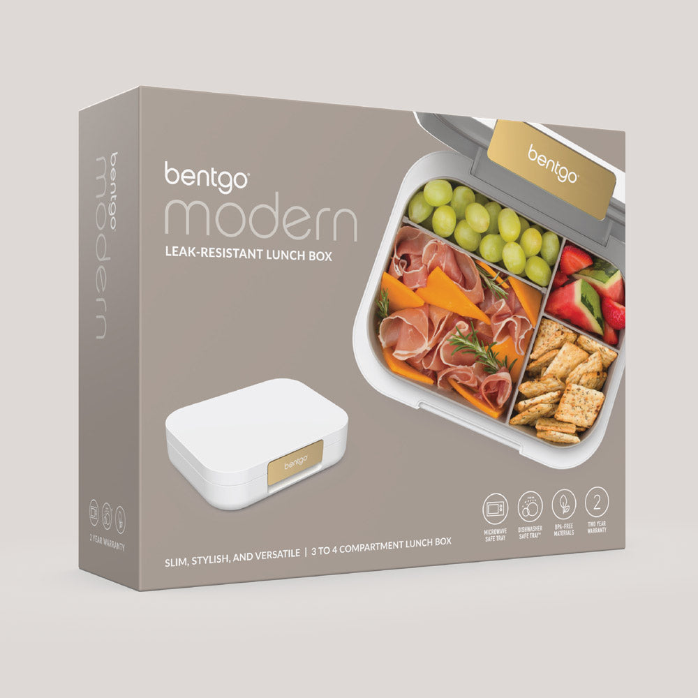 Bentgo® Modern Lunch Box Features - White