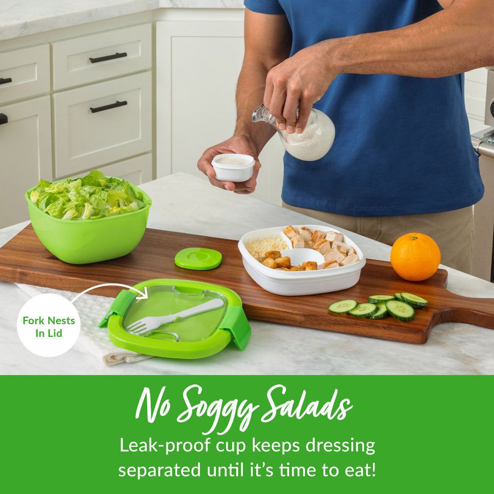 Say Goodbye to Soggy Salads—Over 40K Shoppers Agree You Need This  Meal-Prep-Friendly Salad Container