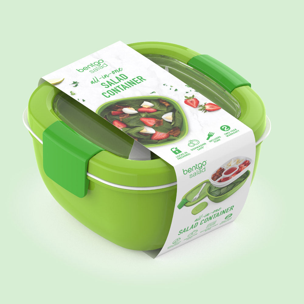Bentgo® All-in-One Salad Container  - Green | Packaging