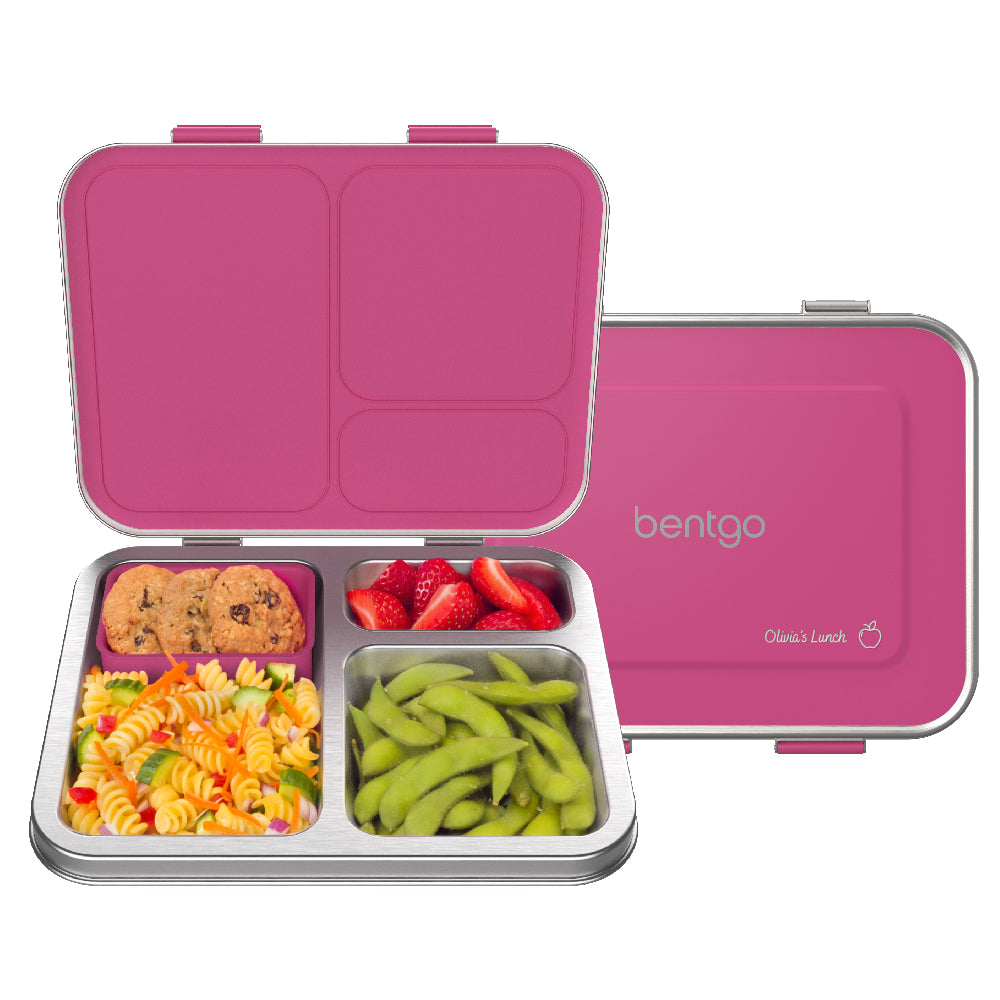 pz:Bentgo® Kids Stainless Steel Lunch Box  - Fuchsia 