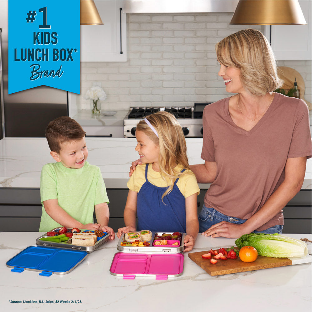 Bentgo Kids Stainless Steel Leak-Resistant Lunch Box - Fuchsia
