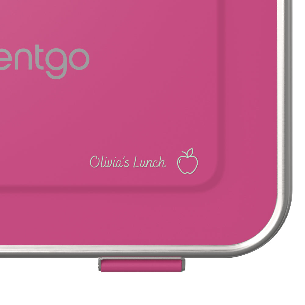 Bentgo® Kids Stainless Steel Lunch Box  - Fuchsia 