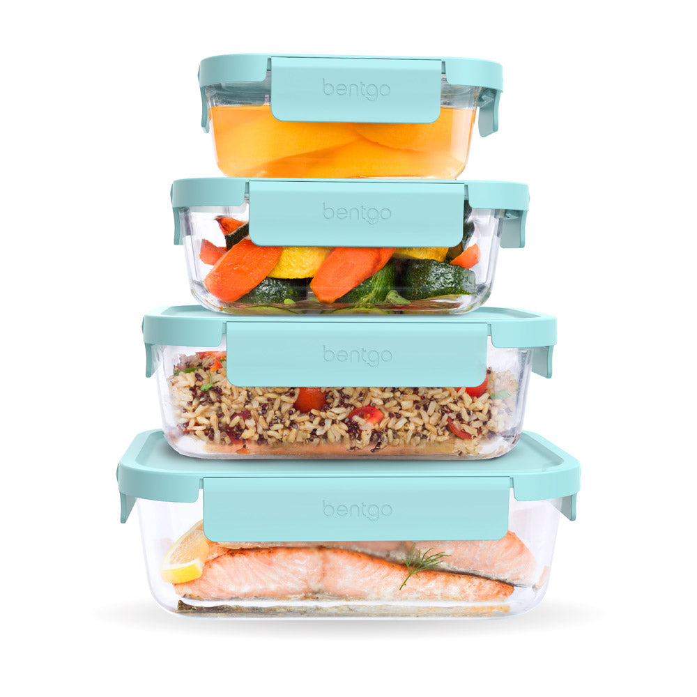 Bentgo® Glass Leak-Proof Food Storage Set (8-Piece)
