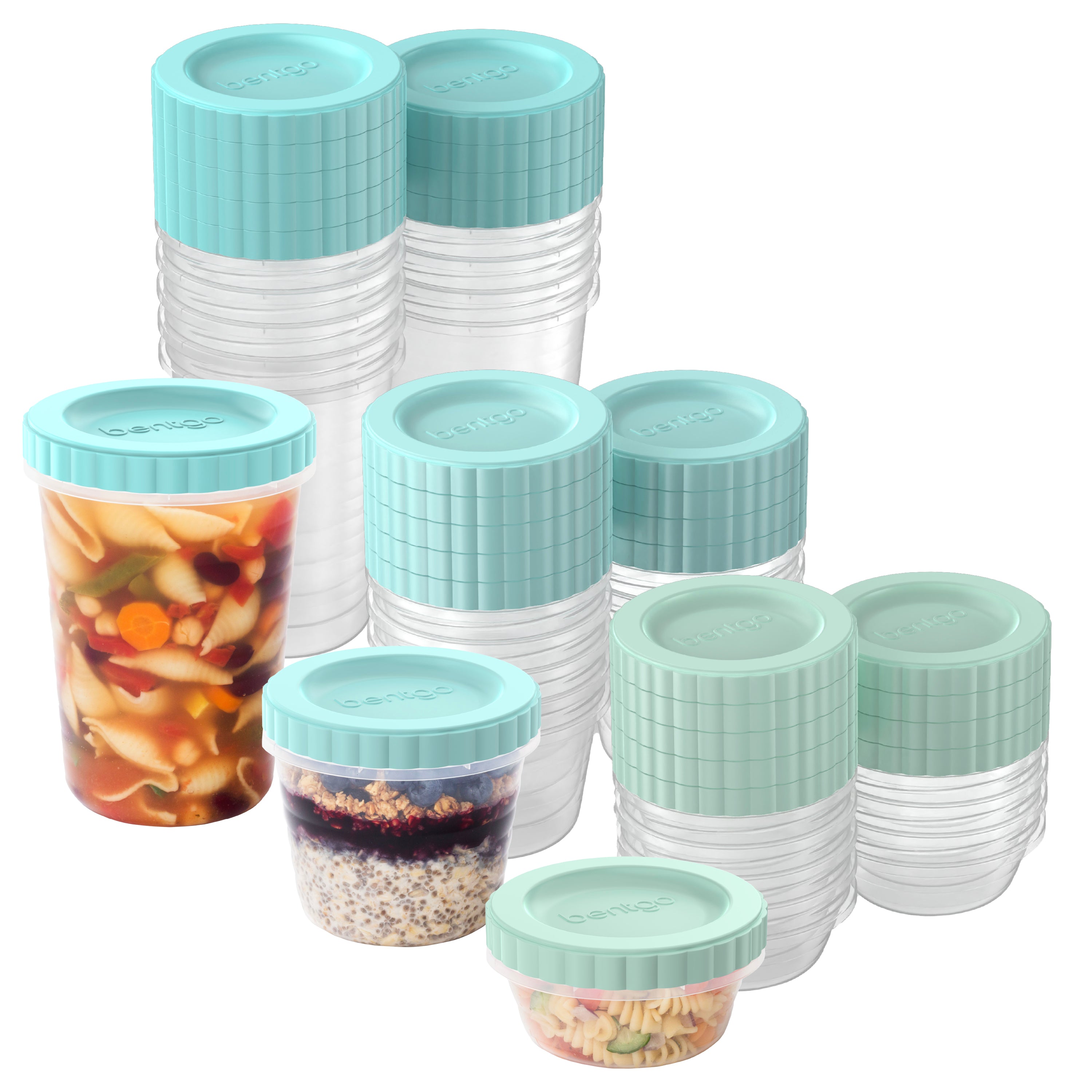 Bentgo® Prep Twist-Top Containers (60-Piece)