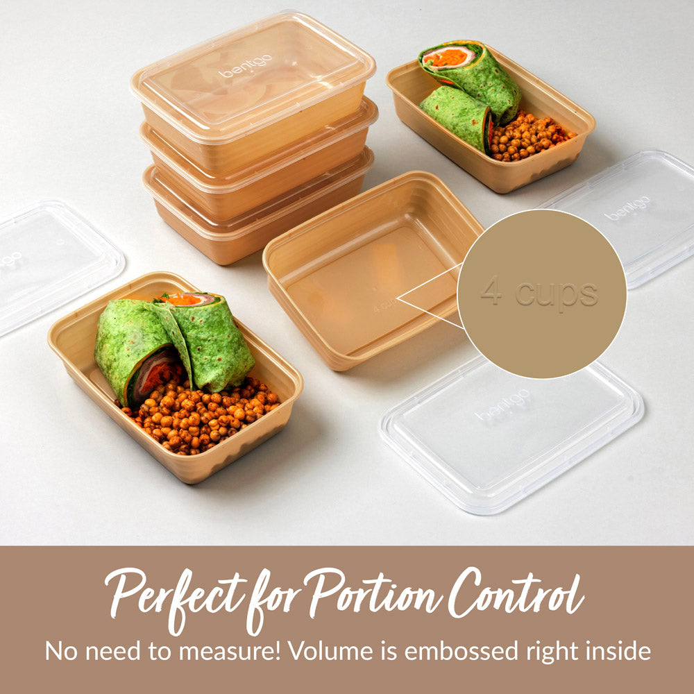Food Measuring Cups, Portion Control Stock Image - Image of