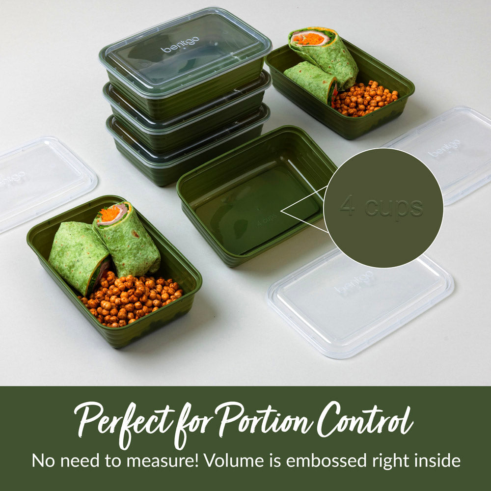 Bentgo Prep 1-Compartment Meal Prep Containers