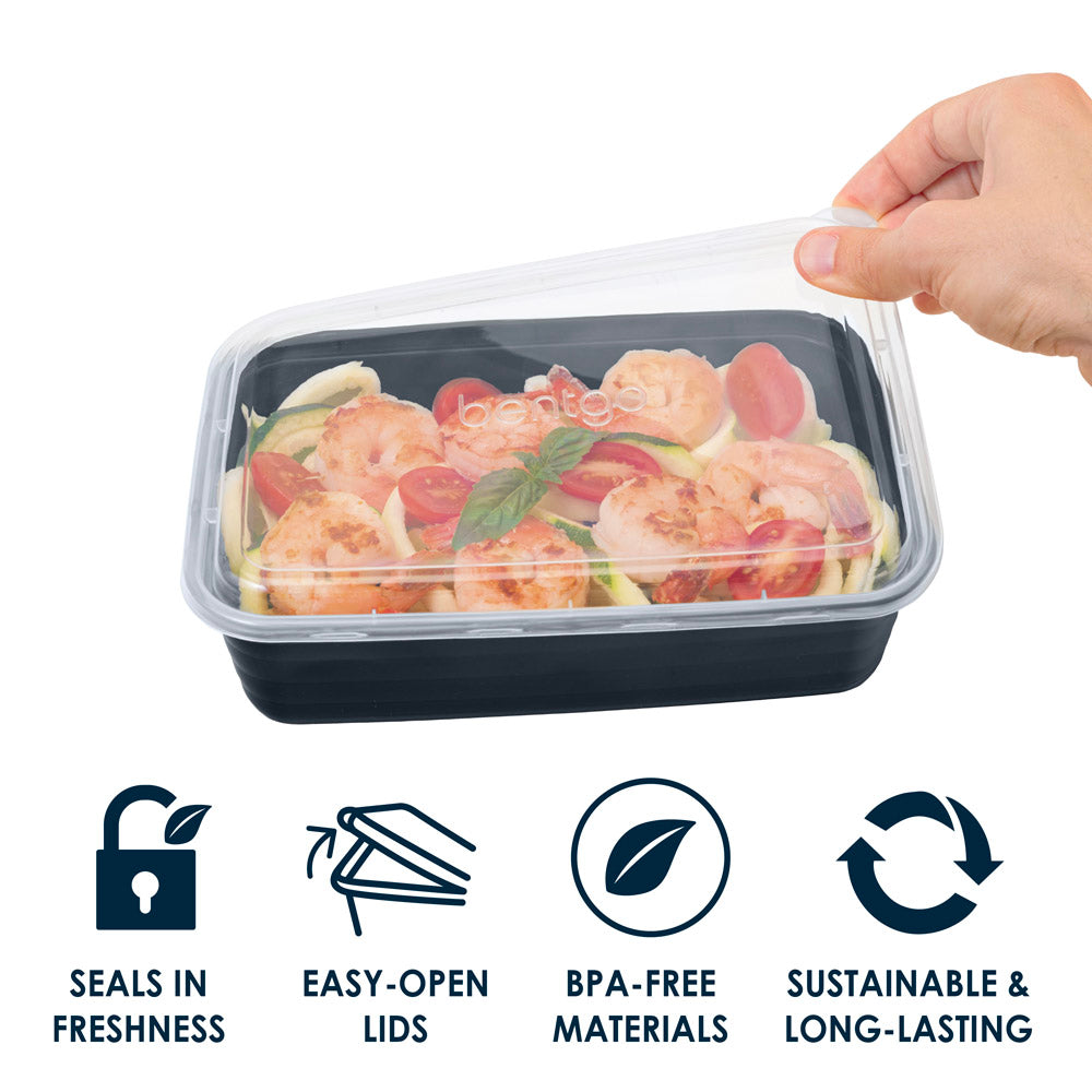 Bentgo® 1-Compartment Containers | Seals in freshness with easy-open lids