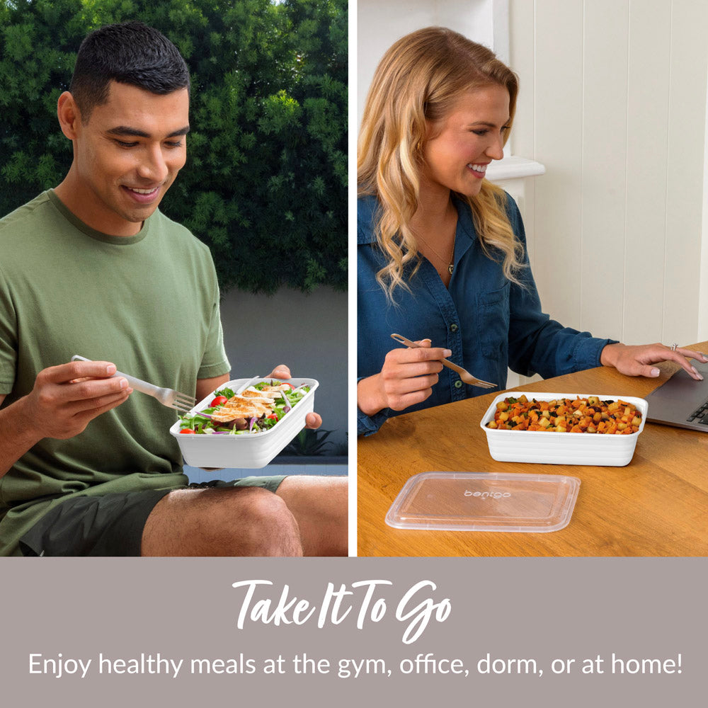 Bentgo® Prep 1-Compartment Containers. Take it To Go. Enjoy healthy meals at the gym, office, dorm, or at home!