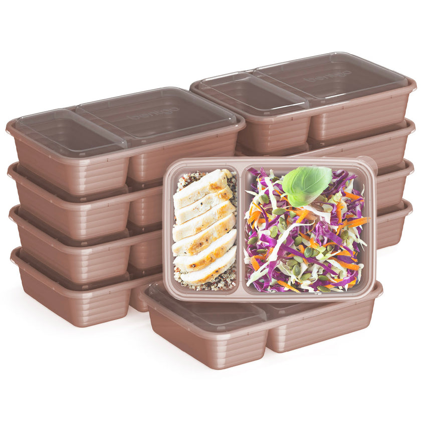 Bentgo® 2-Compartment Containers | Reusable Food Prep Containers