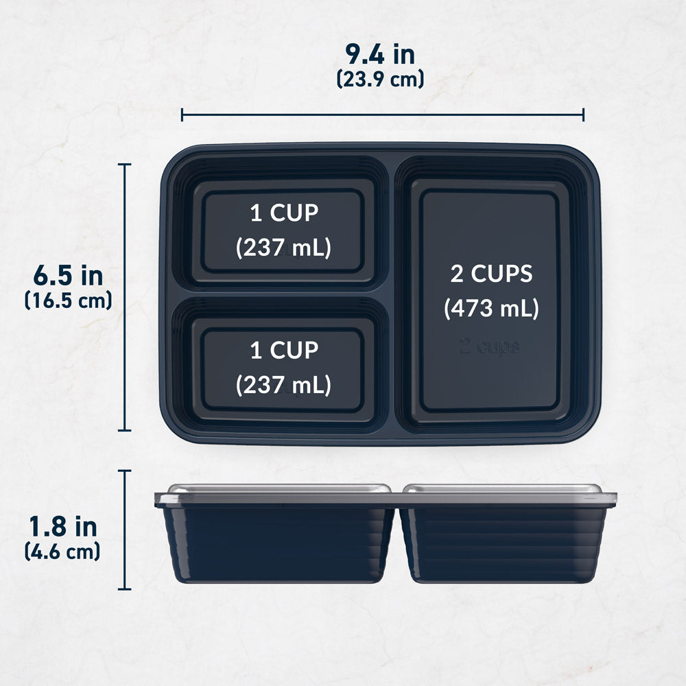 Bentgo® 3-Compartment Containers