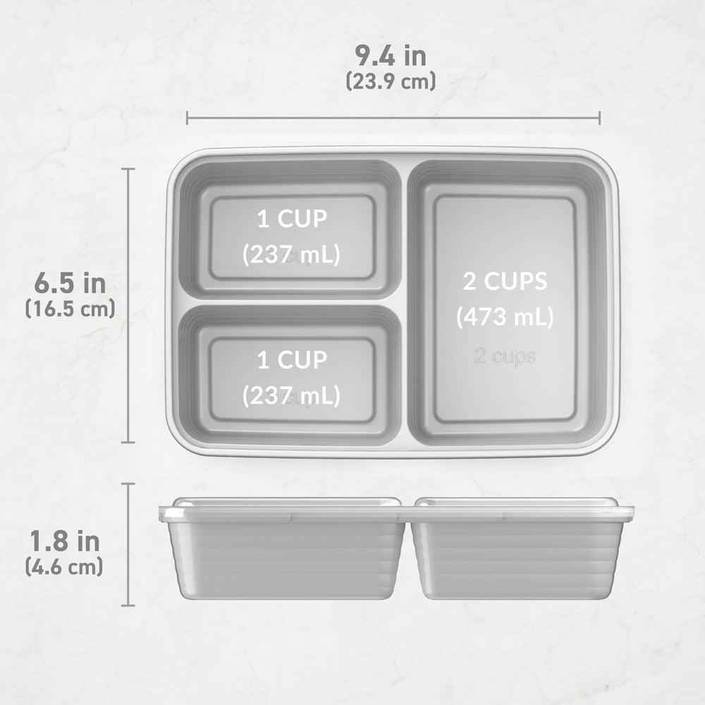 Bentgo® 3-Compartment Containers