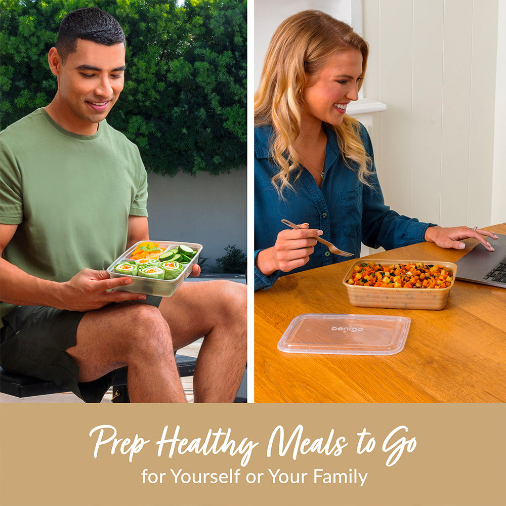 Bentgo® Prep 60-Piece Meal Prep Kit  - Gleam Metallics | Prep Healthy Meals To Go For Yourself Or Your Family