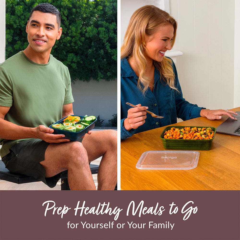 Bentgo® Prep 60-Piece Meal Prep Kit  - Rich Shades | Prep Healthy Meals To Go For Yourself Or Your Family