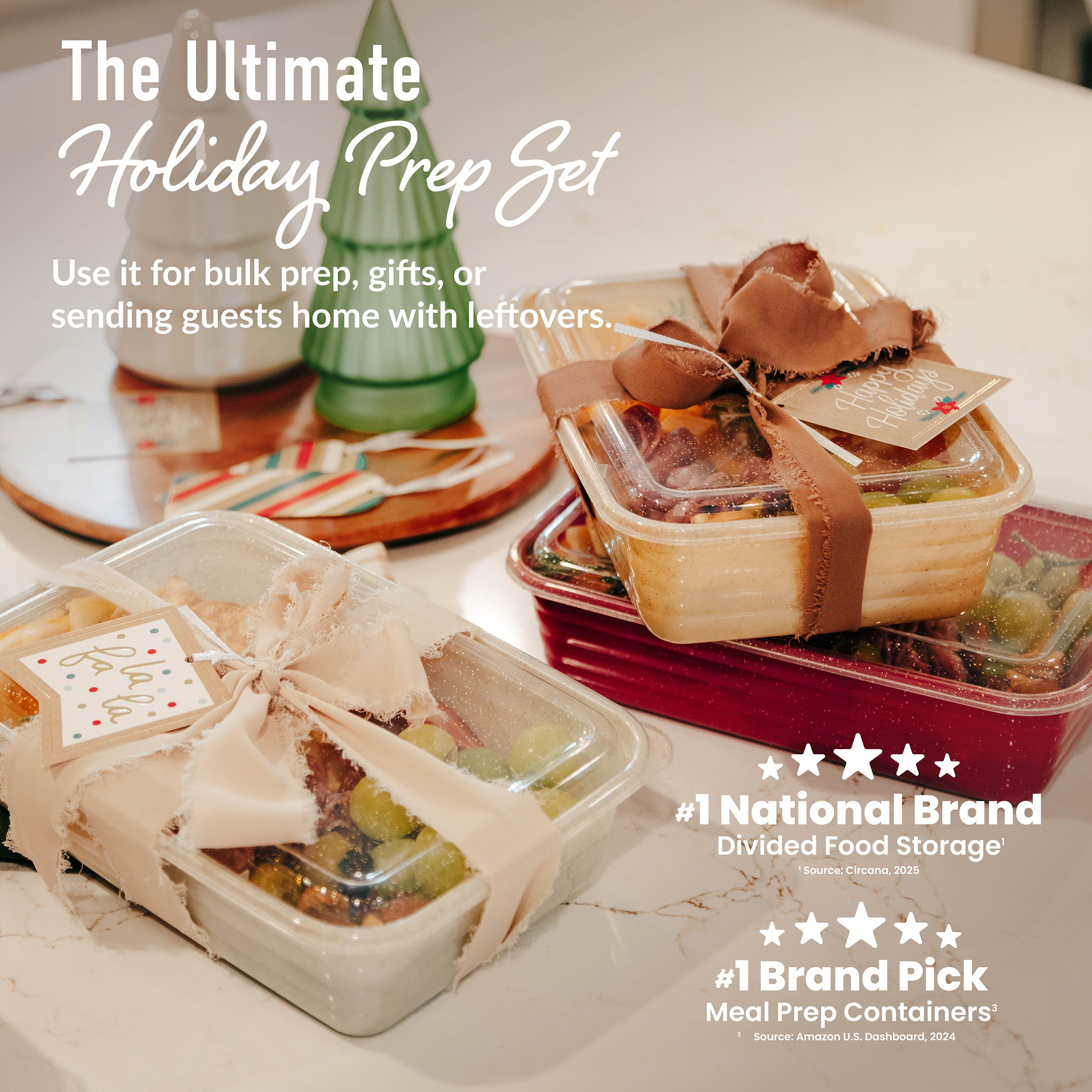 Bentgo® Prep 60-Piece Holiday Food Storage Set
