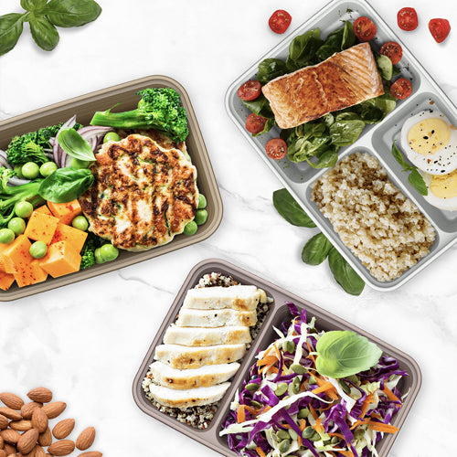 Bentgo Prep 3-Compartment Meal Prep Containers