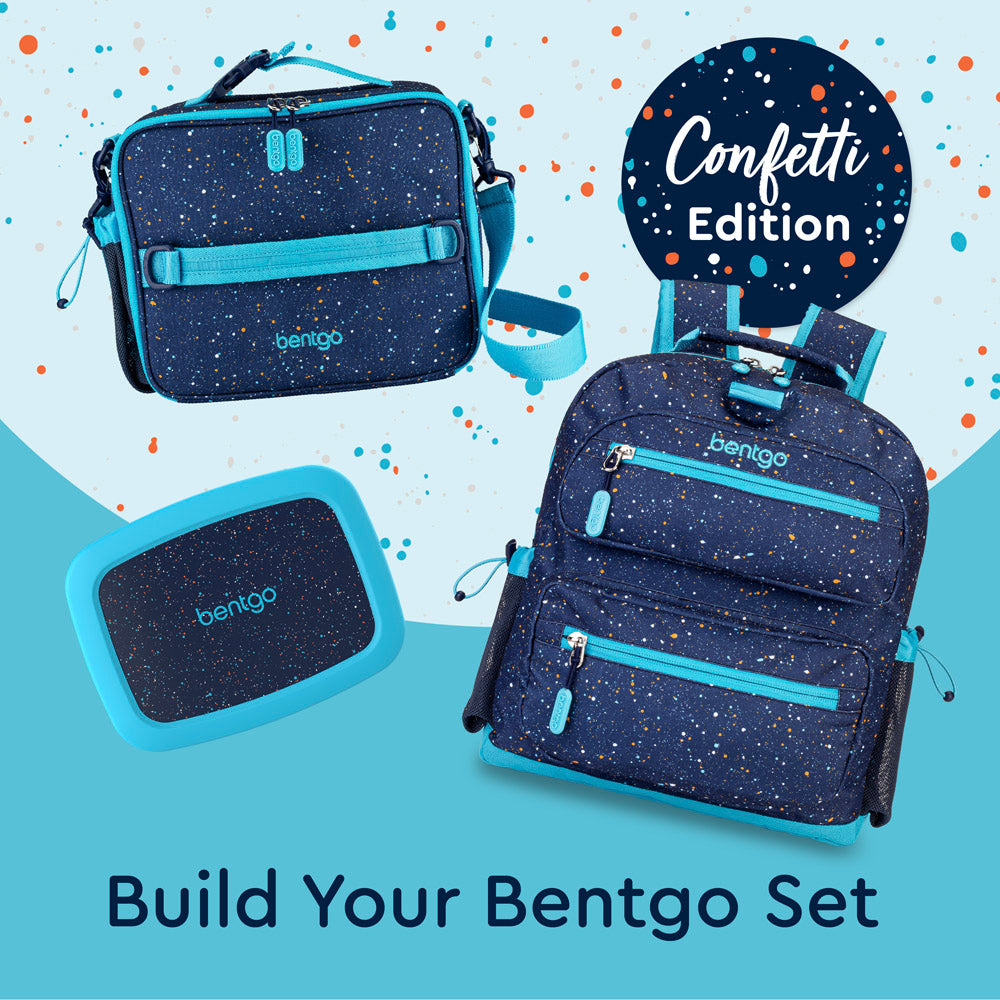 Bentgo® Kids Lunch Bag - Glitter Design for Children Edition - Silver