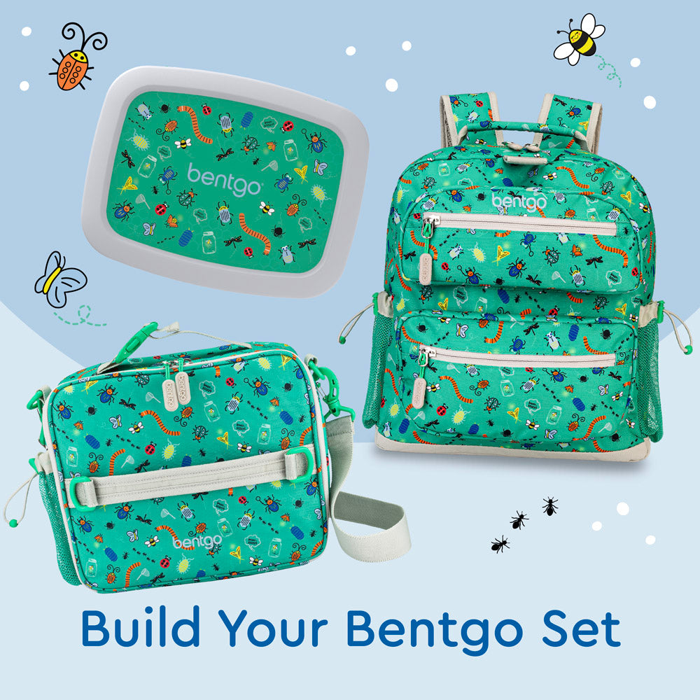 Bentgo® Kids Prints Lunch Bag | Bug Buddies - Build Your Bentgo Set with Lunch Boxes, Lunch Bags, and Backpacks