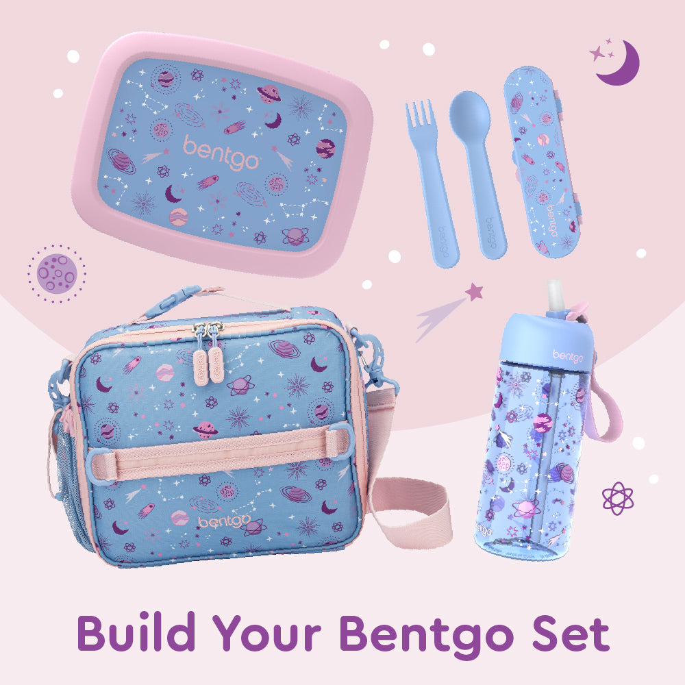 Bentgo® Kids Prints Lunch Bag - Lavender Galaxy | Build Your Bentgo Set