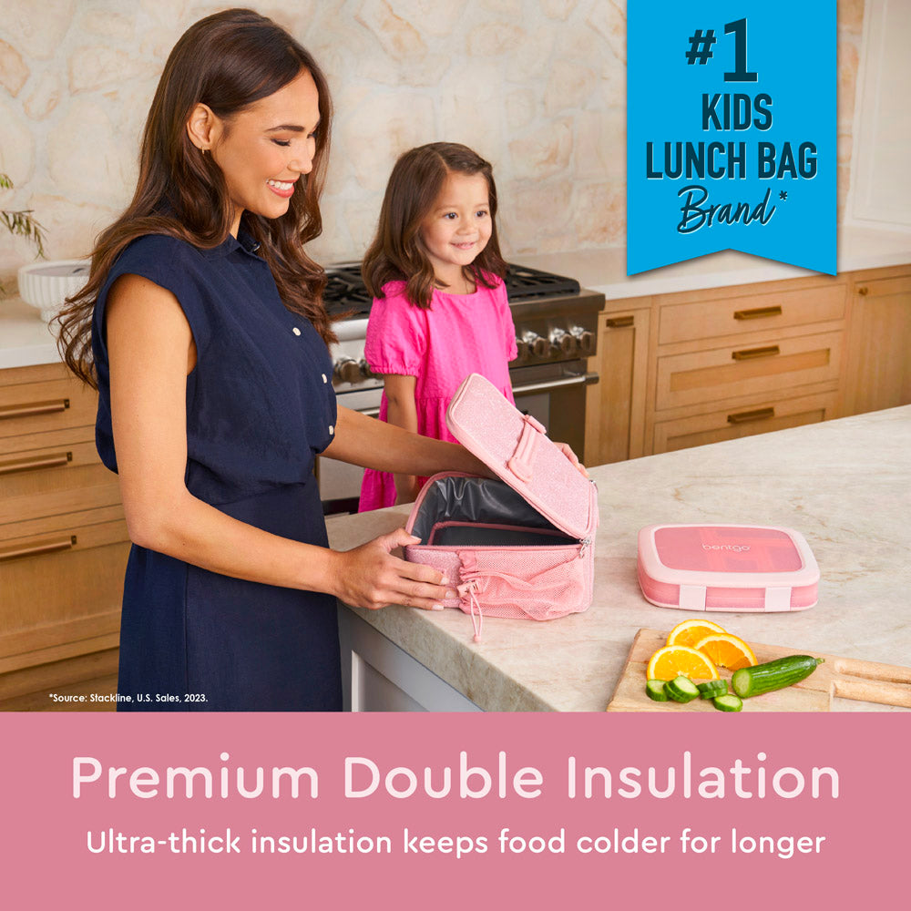 Kids insulated lunch bag - Ozzo - Powder – Done by Deer