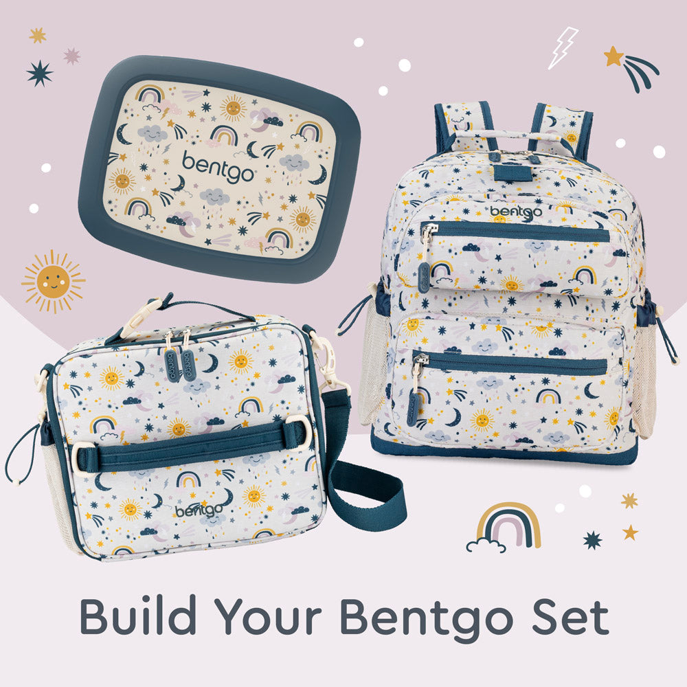 Bentgo® Kids Prints Lunch Bag | Friendly Skies - Build Your Bentgo Set with Lunch Boxes, Lunch Bags, and Backpacks