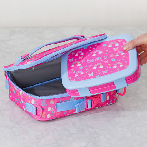 Bentgo Kids Lunch Bag | Insulated Lunch Bag Abyss Blue Speckle Confetti