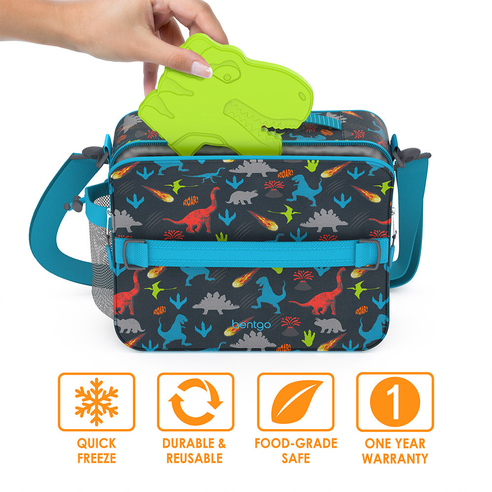 Bentgo Kids Prints Lunch Box & Backpack Dinosaur