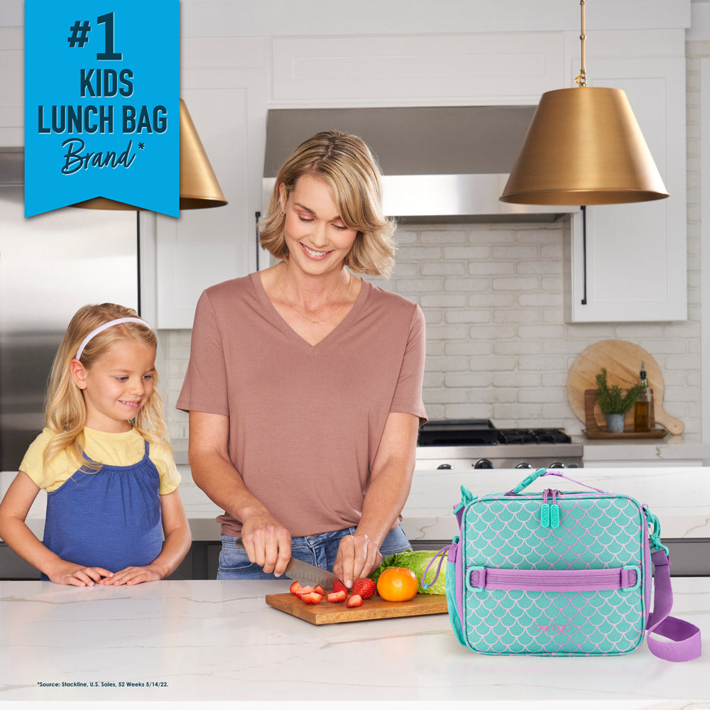 Bentgo® Kids Lunch Box, Bag, & Ice Packs | Mermaids