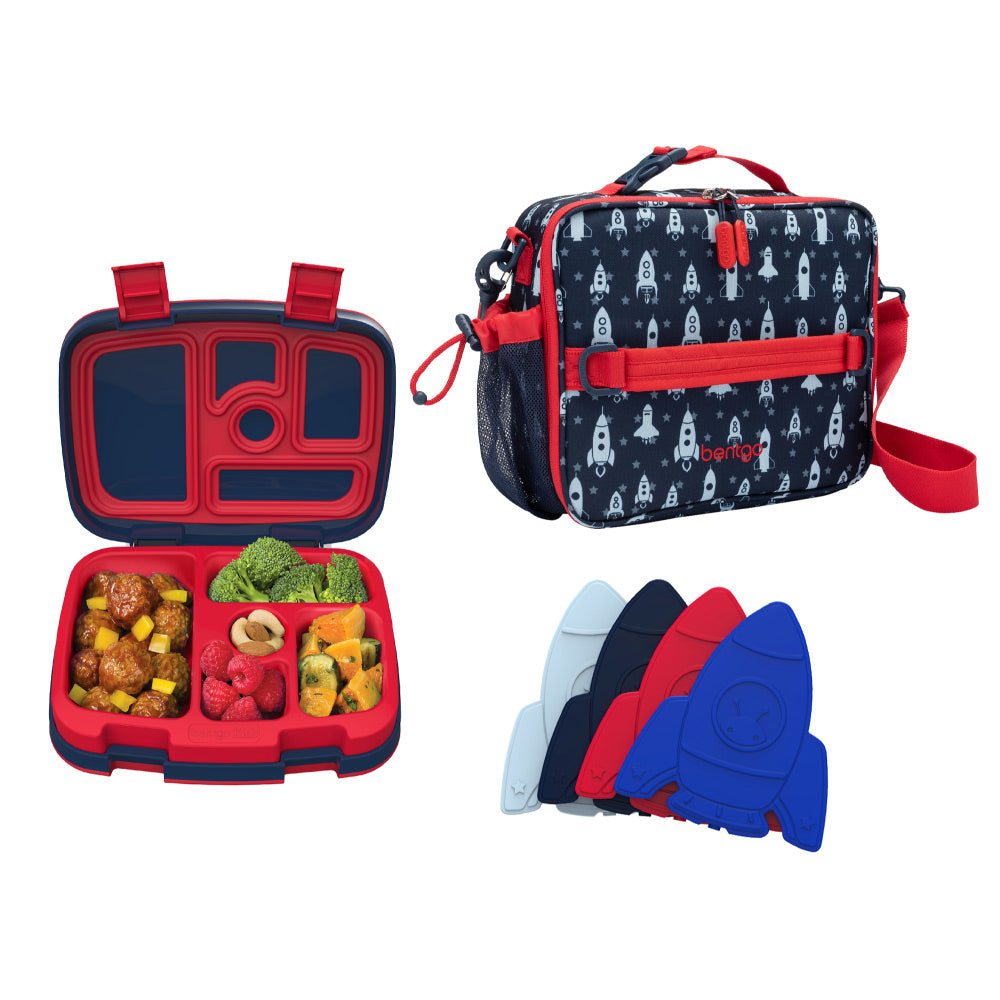 Bentgo Kids Chill Lunch Box & Prints Backpack