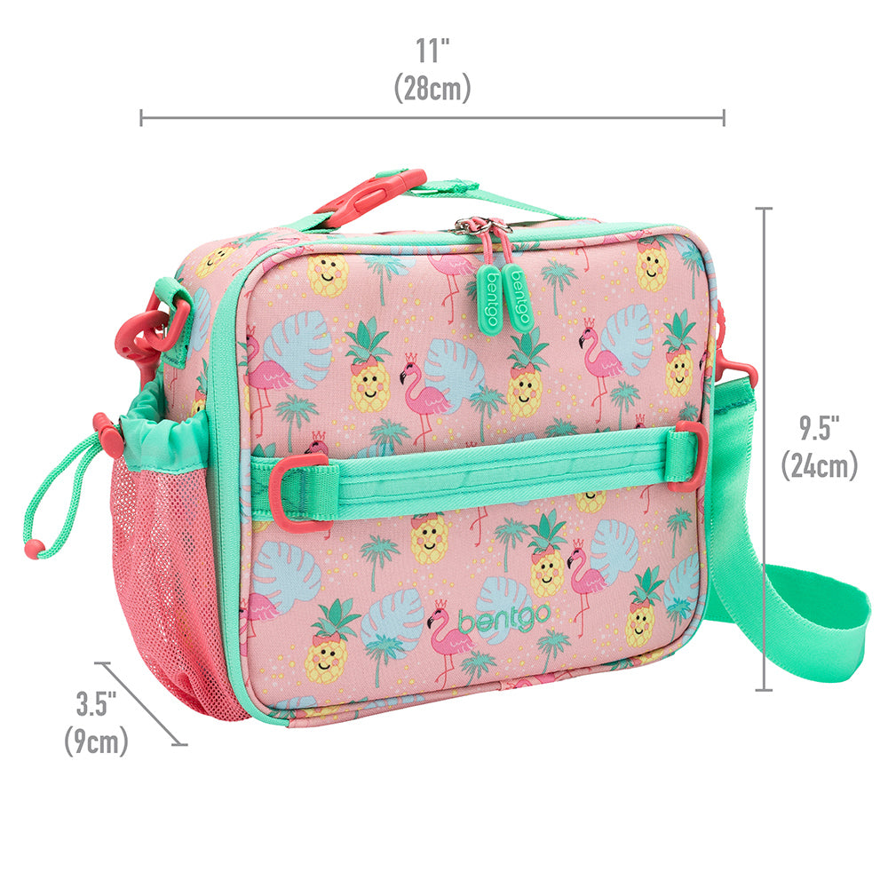 Bentgo Kids Prints Lunch Box, Lunch Bag, & Ice Packs - Tropical
