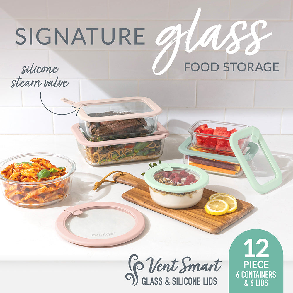 Bentgo Signature Glass Food Storage Set (12-Piece)
