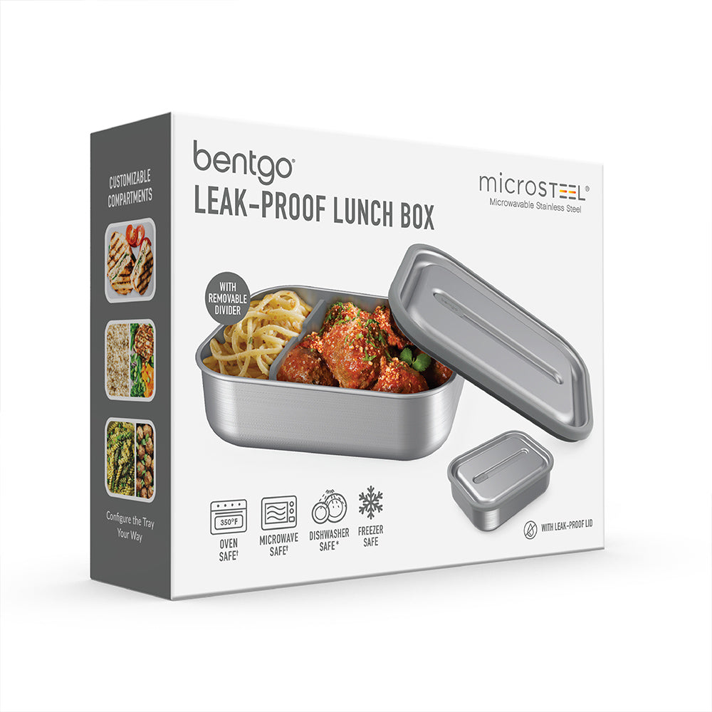 Bentgo® MicroSteel Lunch Box | Stainless Steel