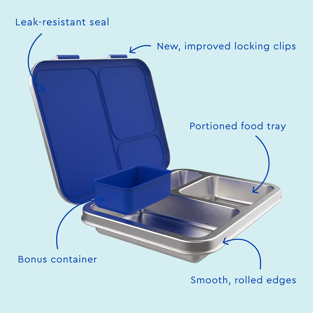 Blue Shark Planet Box Lunch Boxes, Food Storage