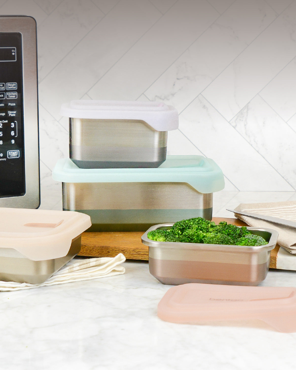 MicroSteel Food Storage Containers