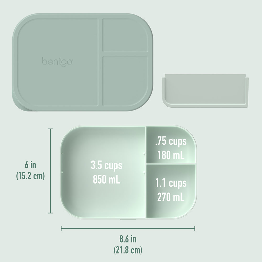 Bentgo Modern Tray with Matte Lid - Mint Green