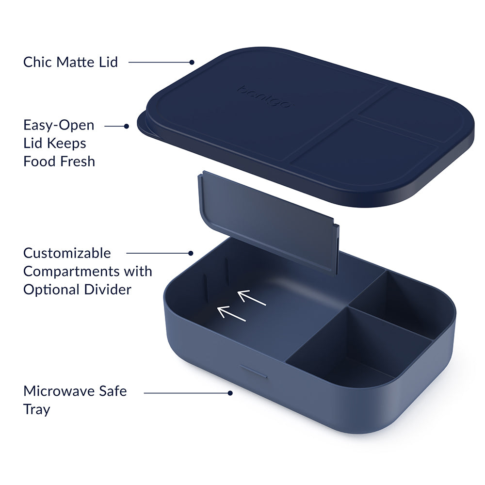 Bentgo Modern Tray with Matte Lid - Navy