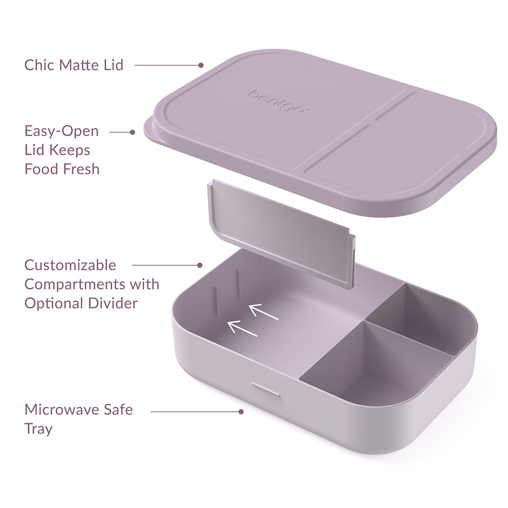 Bentgo Modern Tray with Matte Lid - Orchid