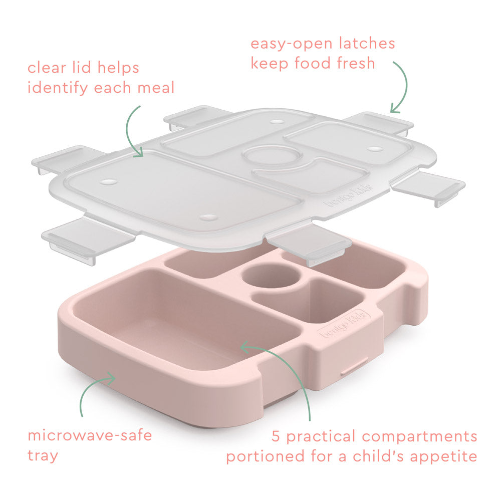 Bentgo Kids Prints Tray with Transparent Cover - Nature Adventure