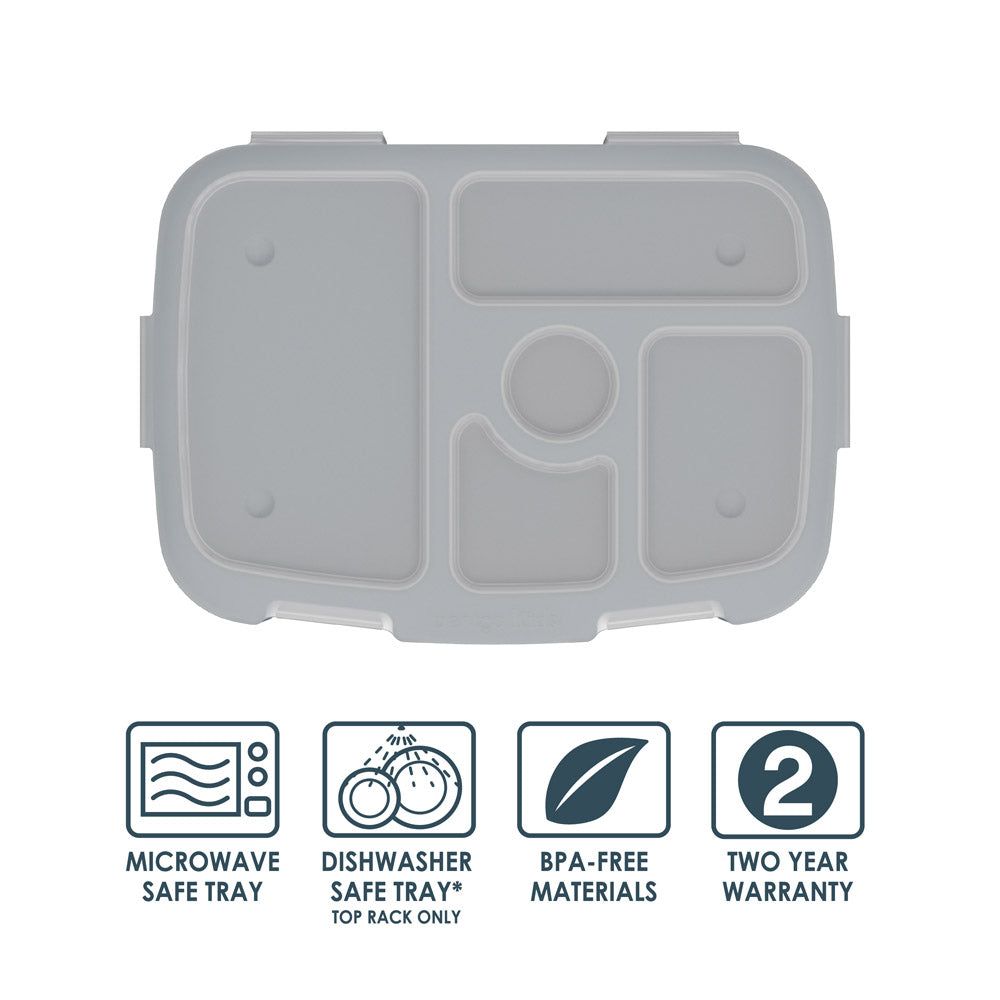 Bentgo Kids Prints Tray with Transparent Cover  - Friendly Skies