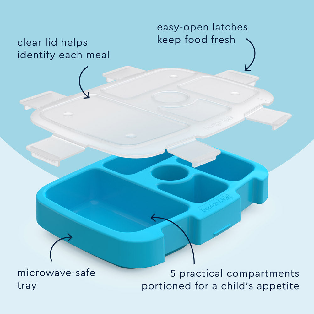 Bentgo® Kids Tray & Cover | Abyss Blue Speckle Confetti