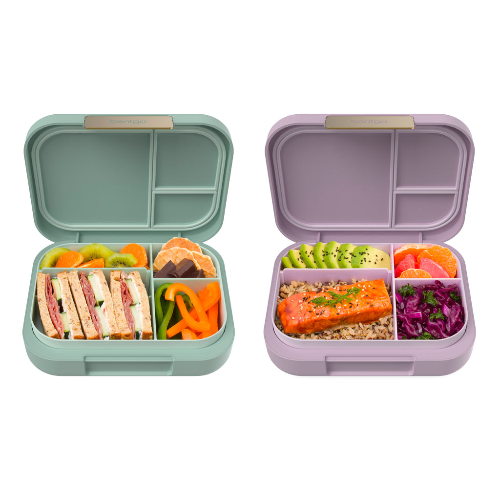 Bentgo® Modern Bento-Style Lunch Box Set With Reusable Snack Cup (Orchid)
